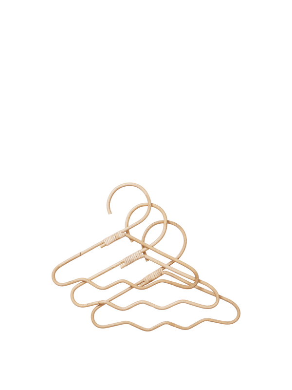 Wavi Clothes Hangers - Set of 3 - Natural